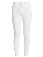 High-Rise Luxe Ankle Skinny Jeans