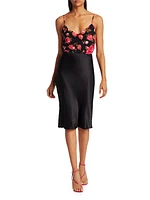 Perin Silk Midi Skirt