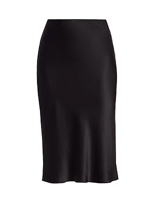 Perin Silk Midi Skirt