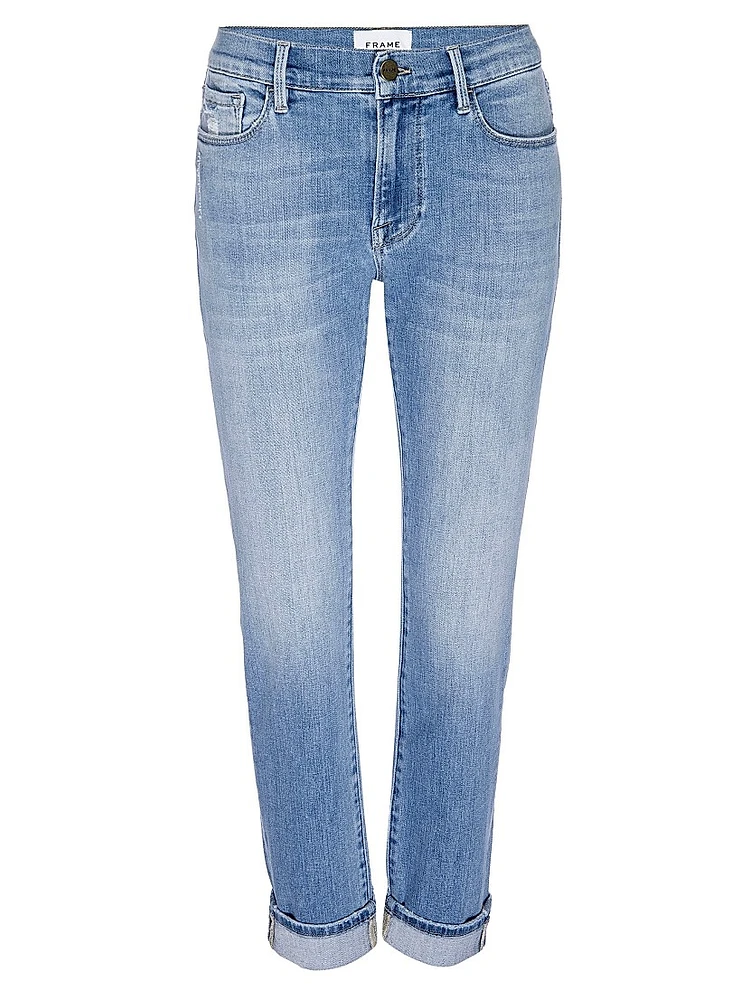 Le Garcon Mid-Rise Stretch Skinny Jeans