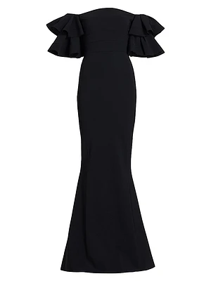 Parvati Off-The-Shoulder Gown