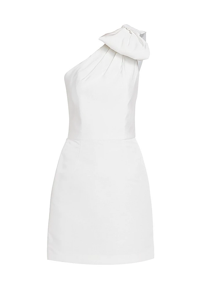 Blair Bow One-Shoulder Dress