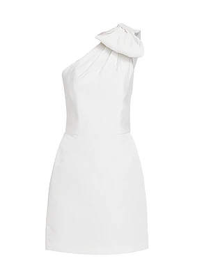 Blair Bow One-Shoulder Dress