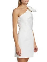 Blair Bow One-Shoulder Dress