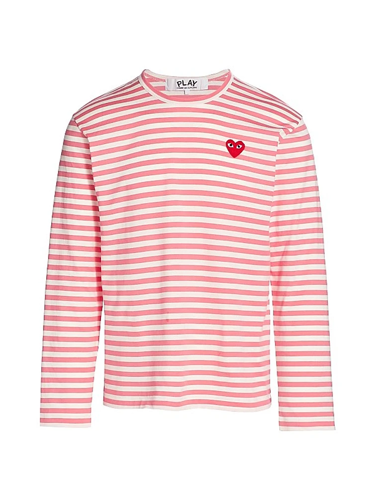 Striped Long-Sleeve Top