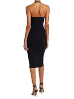 Valorie Halter Sheath Cocktail Dress