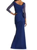 Rippy Illusion Gown