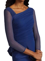 Rippy Illusion Gown
