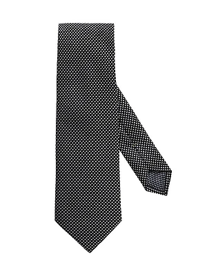 Geometric Silk Tie