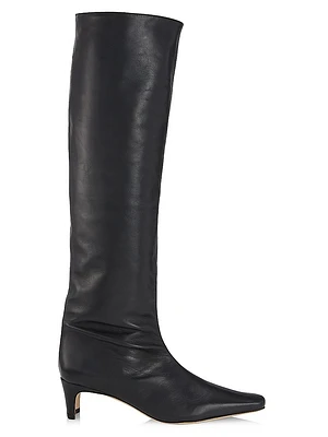 Wally Leather Knee-High Boots