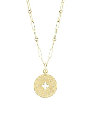 Venetian Princess 18K Yellow Gold & Diamonds Pendant Necklace