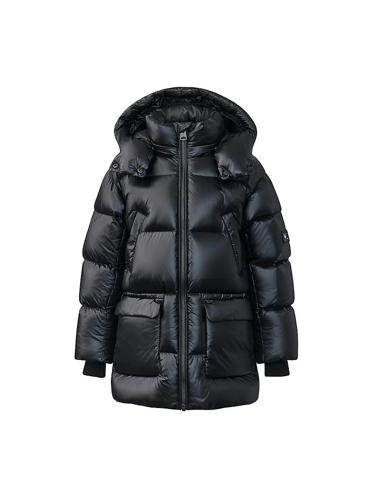 Little Kid's Lustrous Down Puffer Jacket