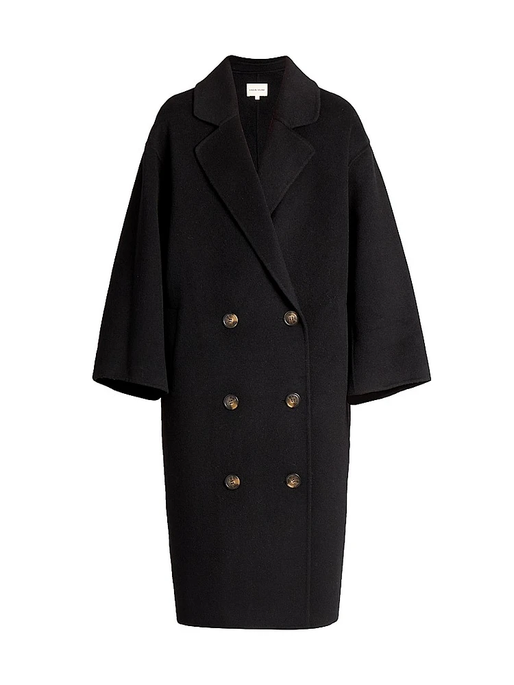 Borneo Double Breasted Wool & Cashmere Coat