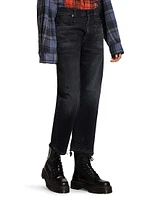 High-Rise Boyfriend Jeans