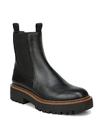 Laguna Lug-Sole Leather Combat Boots