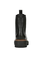 Laguna Lug-Sole Leather Combat Boots