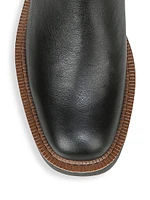 Laguna Lug-Sole Leather Combat Boots