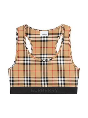 Check Sports Bra