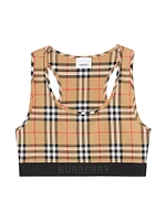 Check Sports Bra