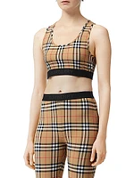 Check Sports Bra