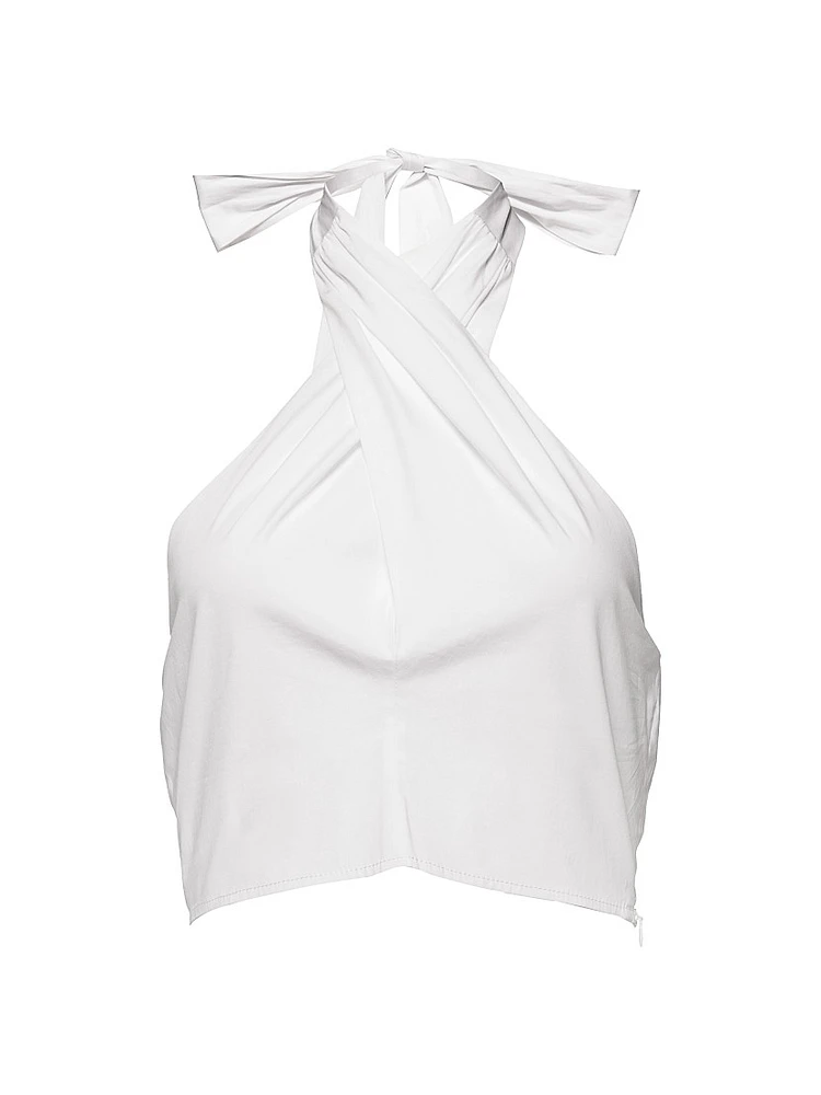 Kai Crisscross Halter Top
