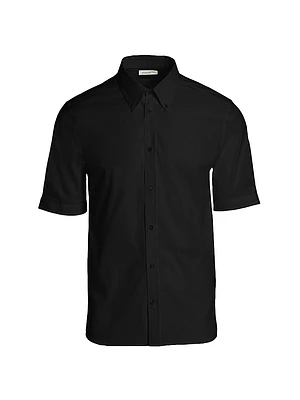 Classic Cotton Short-Sleeve Sport Shirt