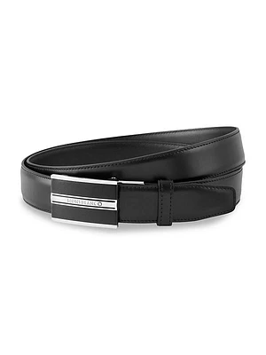 Cut-to-Size Leather Business Belt