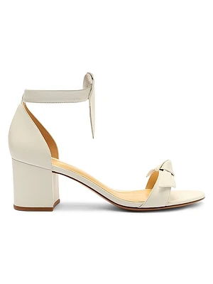 Clarita Block Leather Sandals