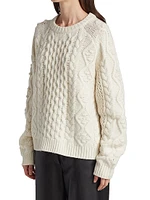 Wool-Blend Oversized Sweater