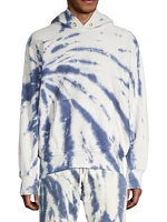 Tie-Dye Cropped Hoodie