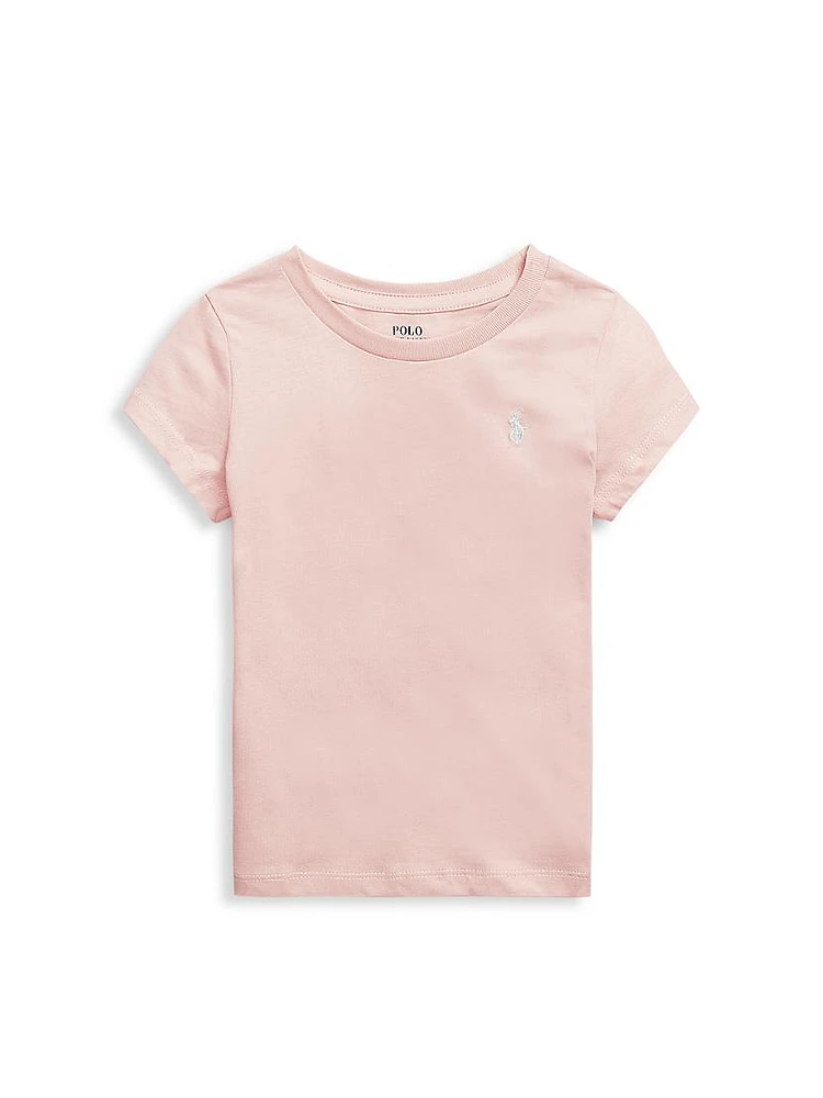 Little Girl's & Signature Cotton Polo Tee