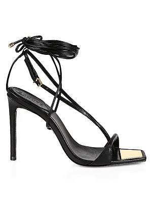 Vikki Lace-Up High-Heel Sandals