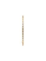Ice Cube 18K Yellow Gold & Diamond Bangle