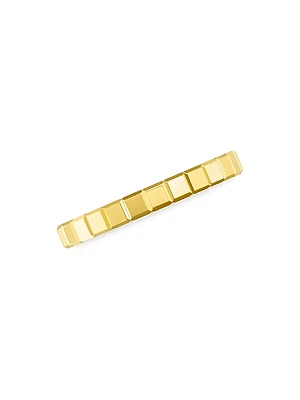 Ice Cube 18K Yellow Gold Ring