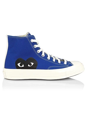 CdG PLAY x Converse Men's Chuck Taylor All Star Single Heart High-Top Sneakers