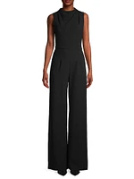 Corinne Sleeveless Flared-Leg Jumpsuit