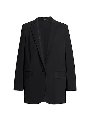Casual Single-Breasted Blazer
