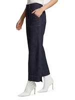 Benji Mid-Rise Wide-Leg Jeans