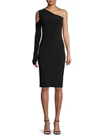 One-Shoulder Cutout Dress