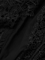 Raja Lace-Trimmed Romper