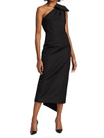 Anne Silk Faille Dress