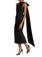 Anne Silk Faille Dress