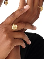 Luna 18K Yellow Gold & Diamond Ring