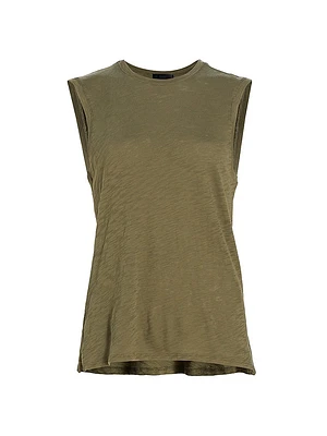 Slub Cotton Jersey Tank