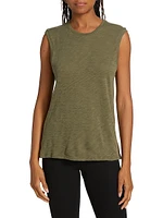 Slub Cotton Jersey Tank