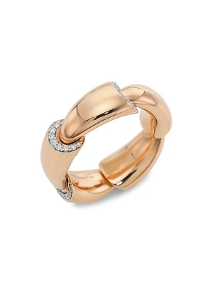 Calla 18K Rose Gold & Diamond Ring