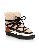 Curly Rock Shearling Sneaker Boots