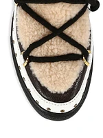 Curly Rock Shearling Sneaker Boots