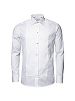 Contemporary-Fit Piqué Bib Dress Shirt