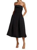 Faille Strapless Dress